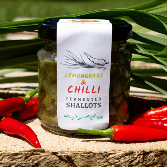 Fermented Shallots - Lemongrass & Chilli - Shedhouse Farm